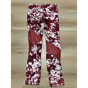 Under Armour Women's HG Heat Gear Ankle Crop Impulse Pink Leggings Size‎ Small